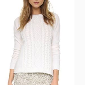 Cashmere cable sweater